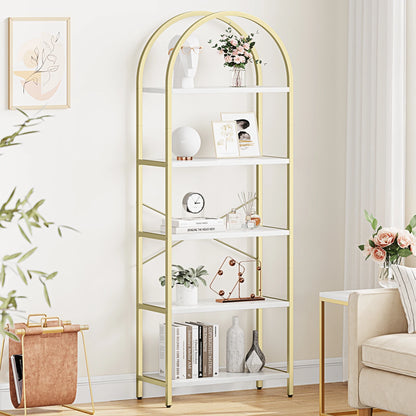 Bookshelf Arched Display Shelves