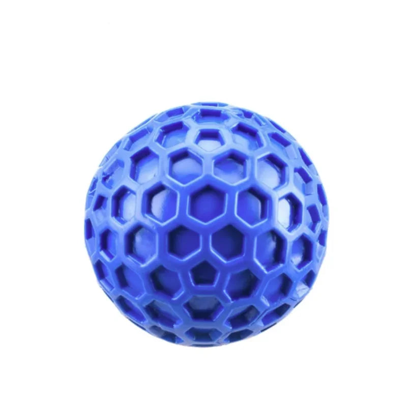 indestructible interactive rubber dog toy