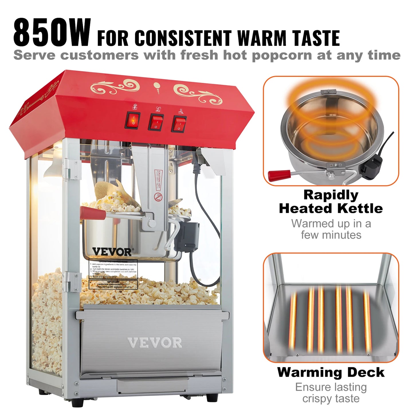 Commercial Electric Popcorn Machine