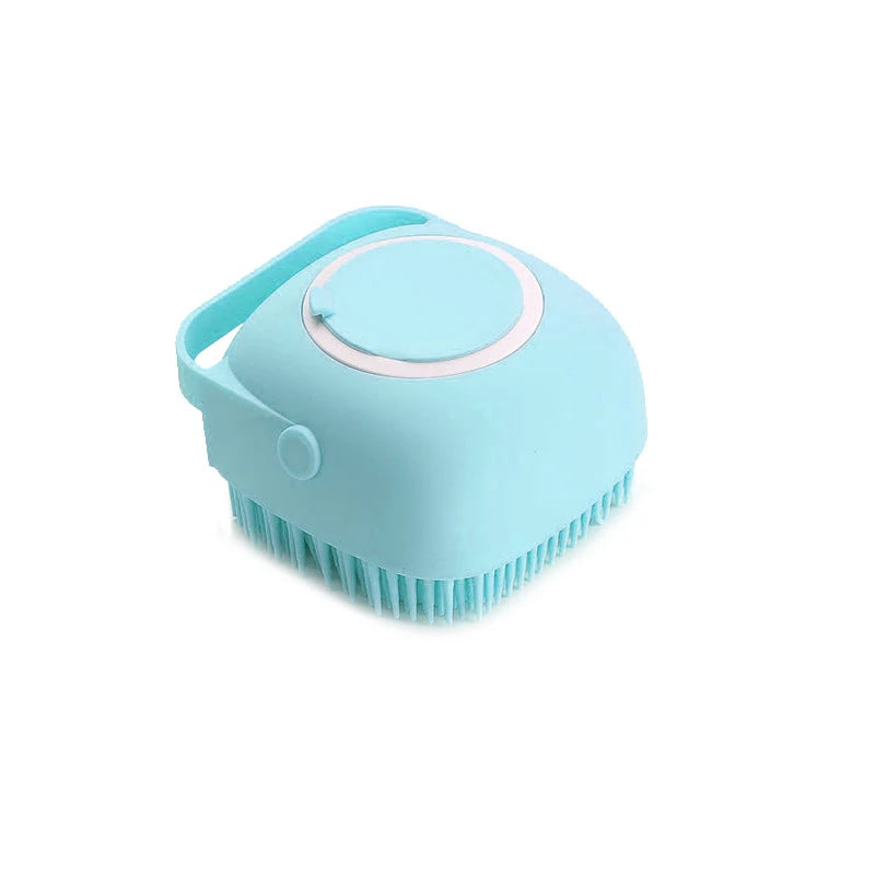 Silicone Pet Bathing Brush Gentle Grooming for Pets