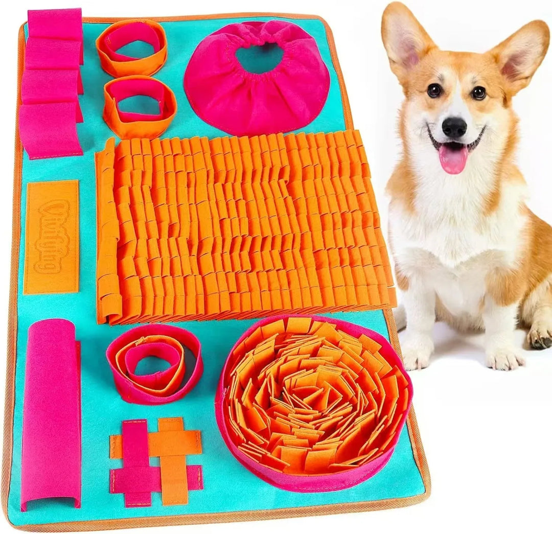 dog snuffle mat for mental stimulation