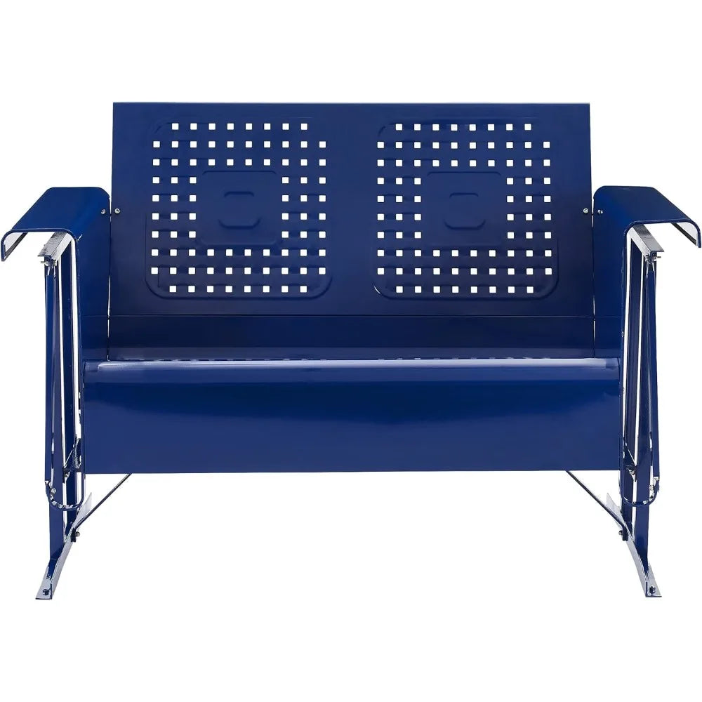 Outdoor Loveseat Glider Bench for 2-Person