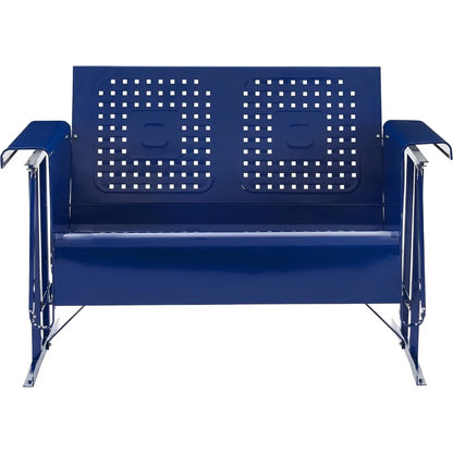 Outdoor Loveseat Glider Bench for 2-Person