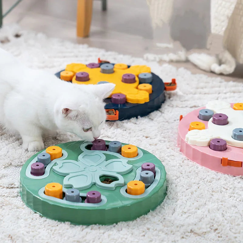 interactive cat dog puzzle toy