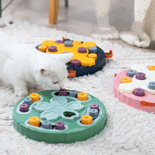 interactive cat dog puzzle toy