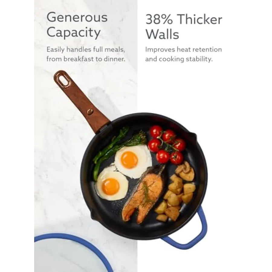 Titanium Cookware with Non-Stick Cooking