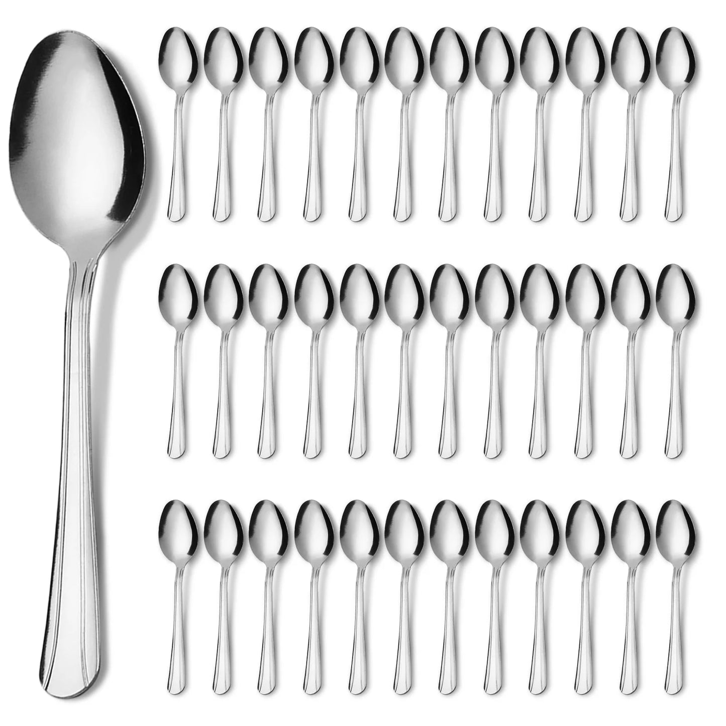 16/36/60pcs spoon set Holiday dinner tableware