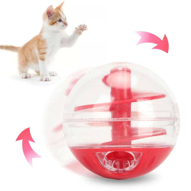 interactive cat treat dispensing ball