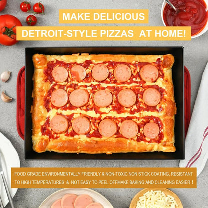 Steel Detroit Pizza Pan 14x10