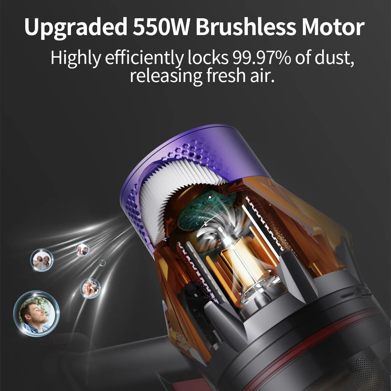 Cordless Home Vacuum Cleaner with Brushless Motor