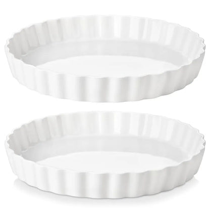 Porcelain Pie Pan