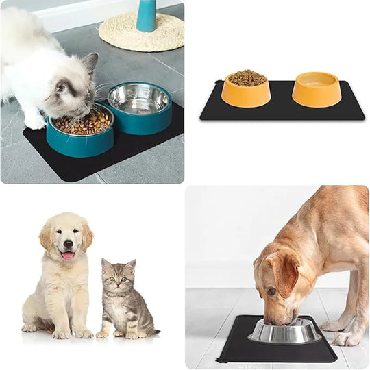 waterproof silicone pet feeding mat