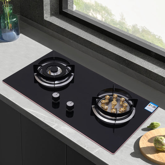 Dual-purpose Burners with Tempered Glass