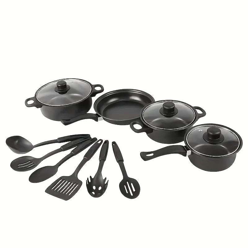 Nonstick Cookware Set - with Utensils