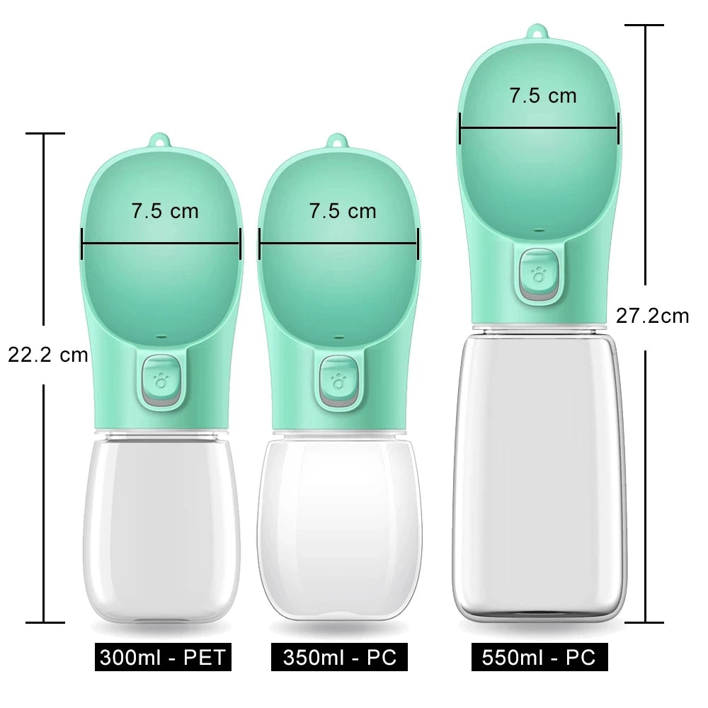 portable dog water bottle outdoor
