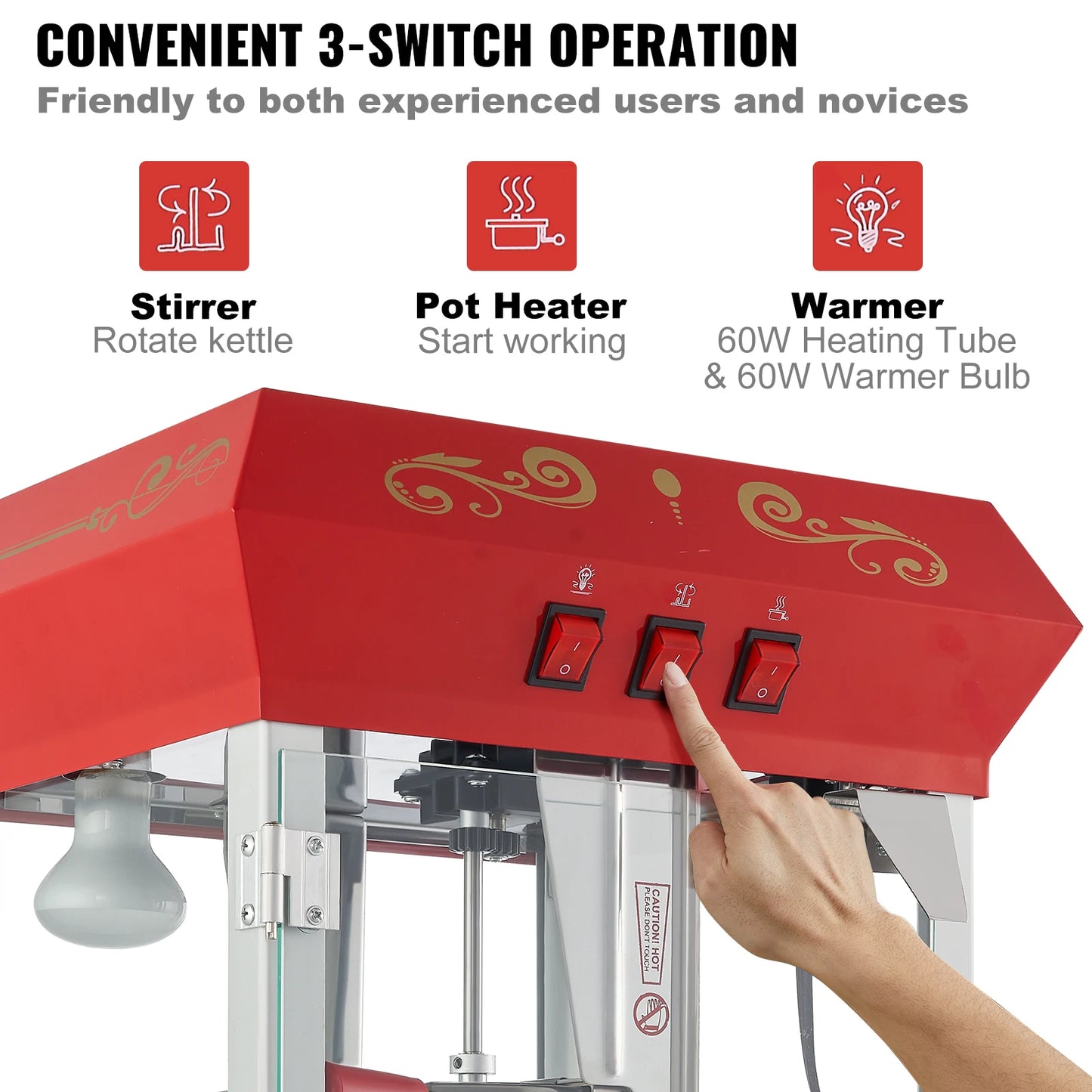 Commercial Electric Popcorn Machine