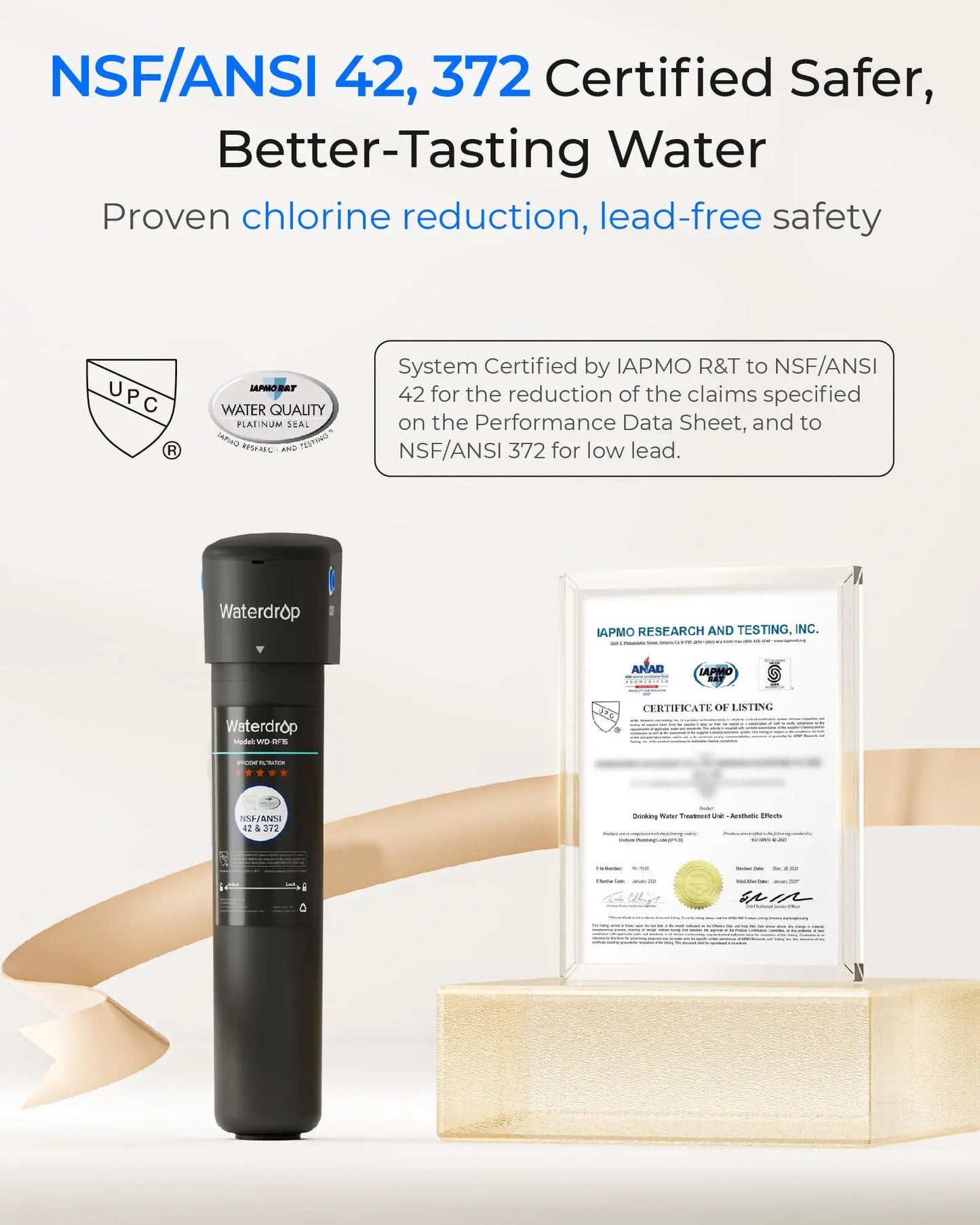 Under Sink Water Filter System, 2 Years
