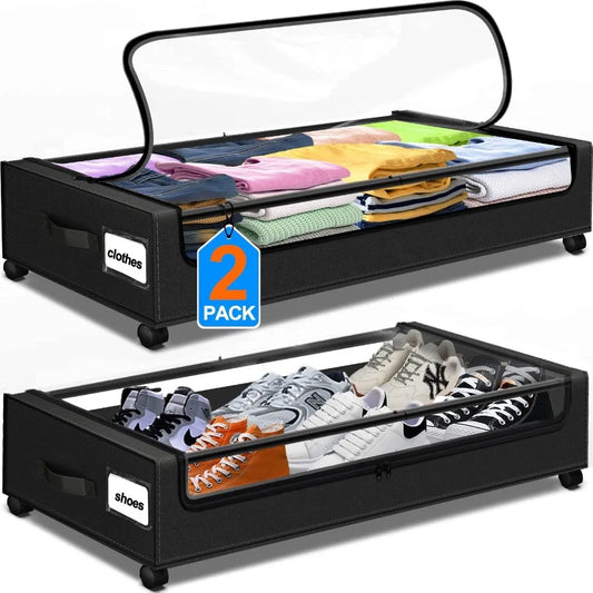 Under Bed Storage with Wheels