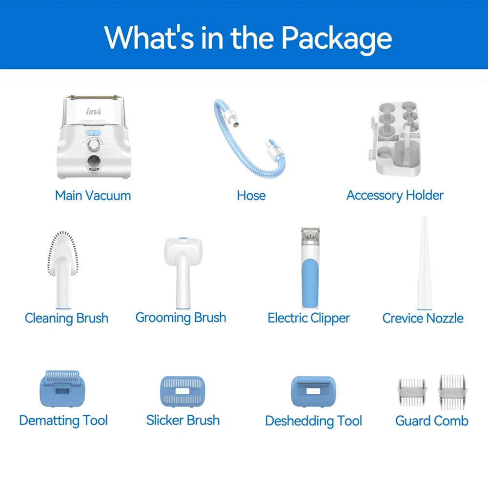Dog Grooming Vacuum Low Noise Pet Kits