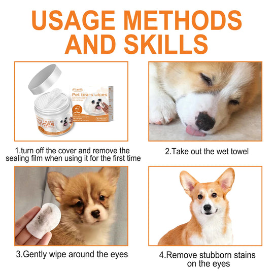 pet eye wipes for dogs and cats