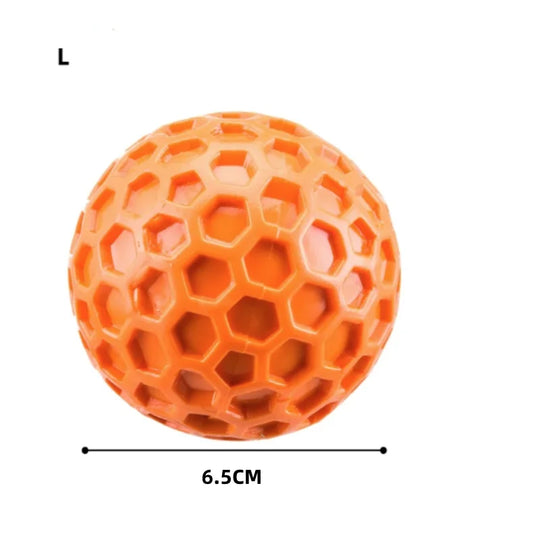 indestructible interactive rubber dog toy