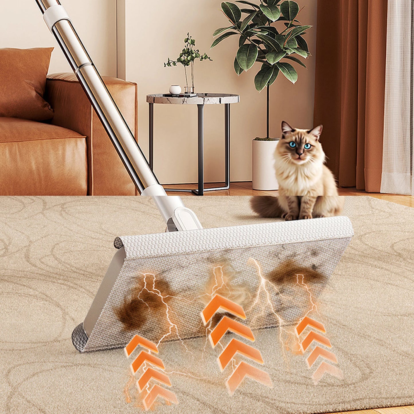Dust Cleaner Snap Grip Flat Mops with Locking Head