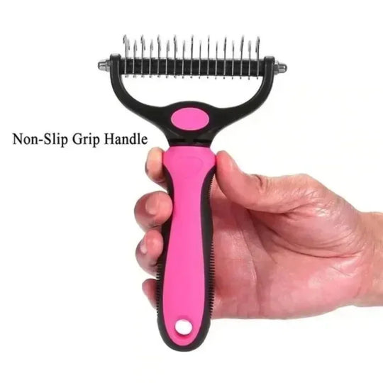 self cleaning deshedding brush for pets