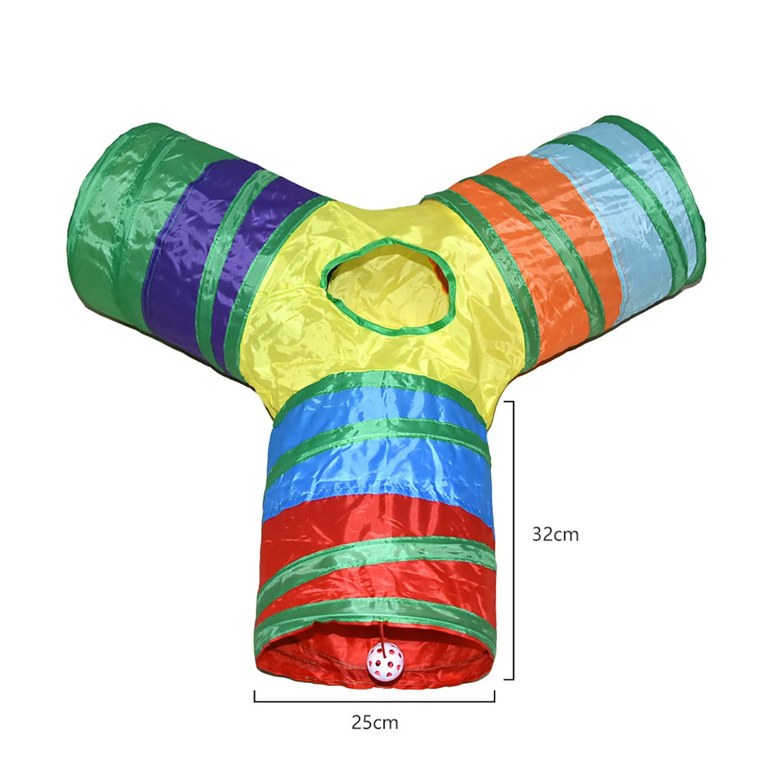 Cat Tunnel Tube Foldable Cat Toys Kitty Training