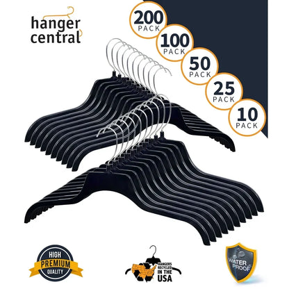Heavy Duty Clothes Hangers with Swivel Hooks