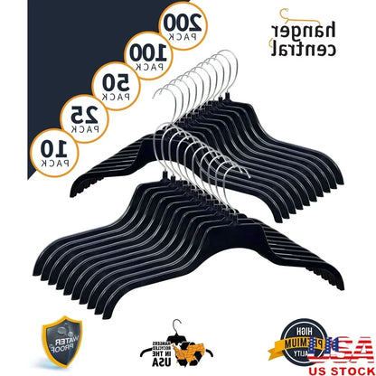 Heavy Duty Clothes Hangers with Swivel Hooks
