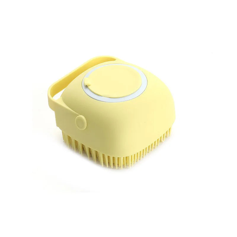 Silicone Pet Bathing Brush Gentle Grooming for Pets